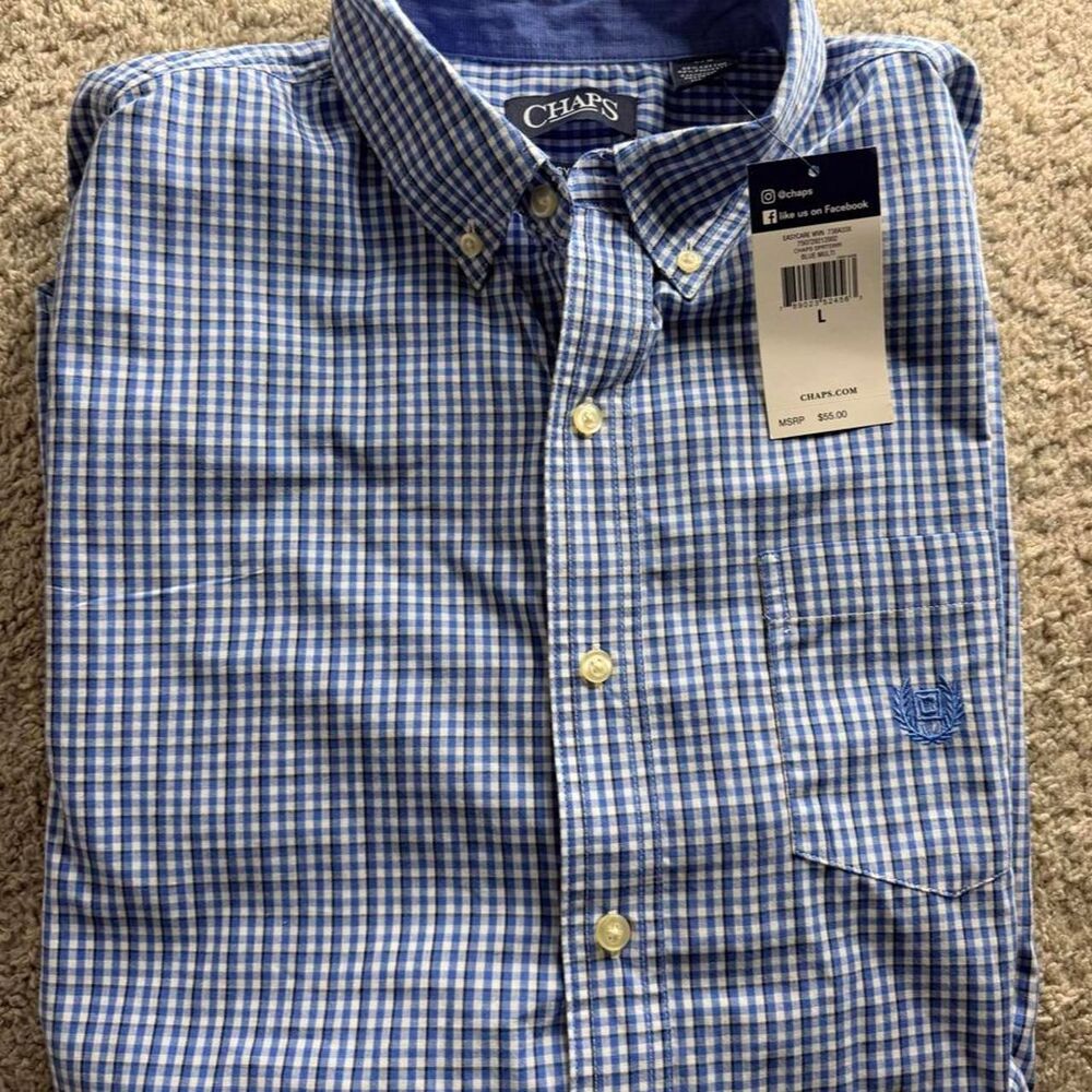 Chaps Men's Blue Shirt